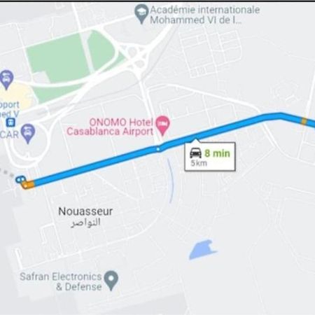 Adorable Apartamento A 8 Min Del Aeropuerto De Casablanca,Wifi Ultra Rapido Y Parking Gratis Derroua Dış mekan fotoğraf